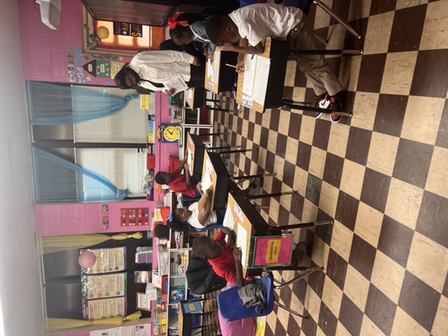 2nd Grade Students working on Phonics